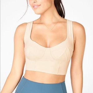 Fabletics | Creamy corsets sports bra